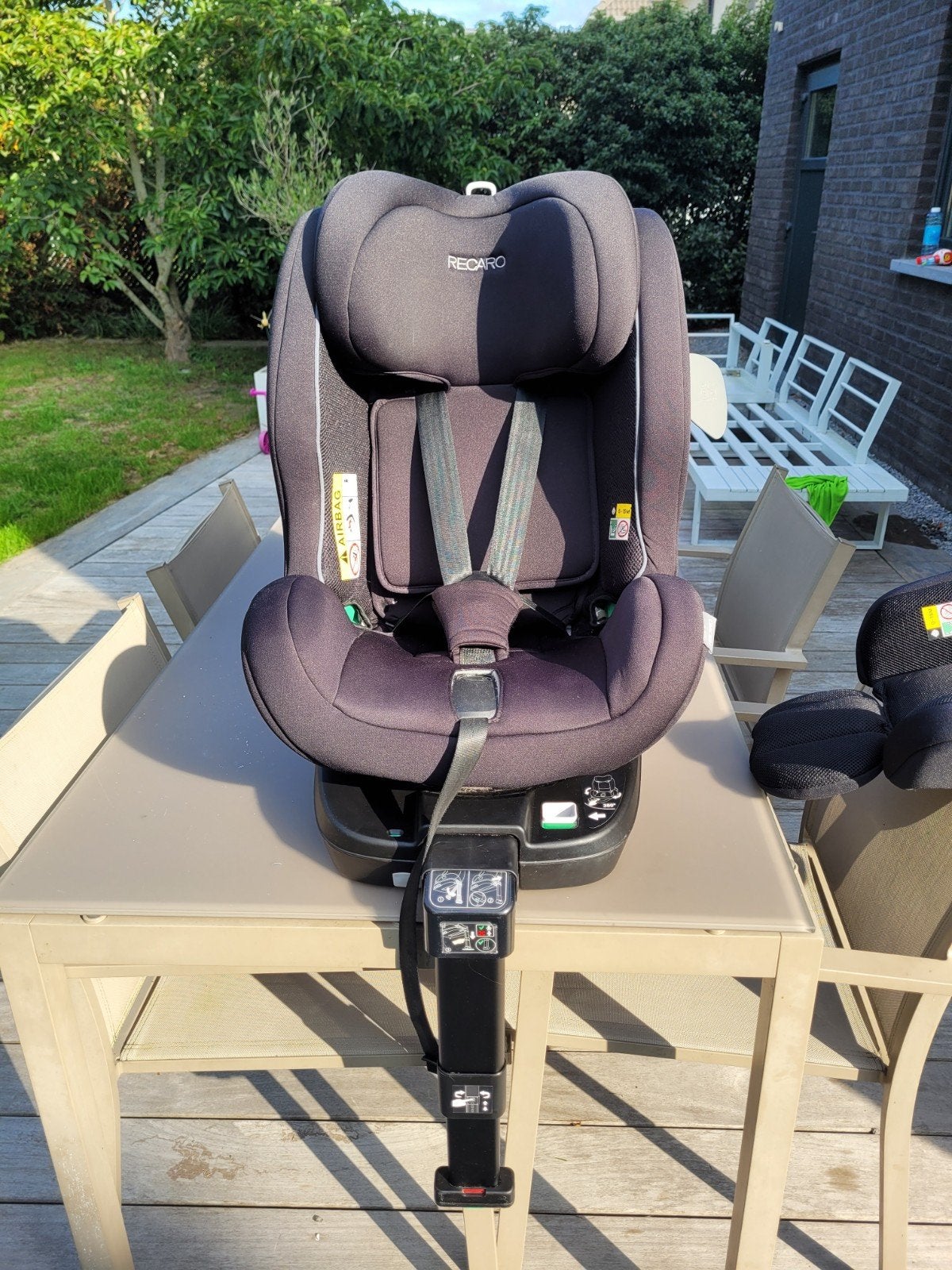 Recaro Autostoel Salia 125 Kid - Fibre Black, Kinderen en Baby's, Ophalen, Zo goed als nieuw, Verstelbare rugleuning, Isofix