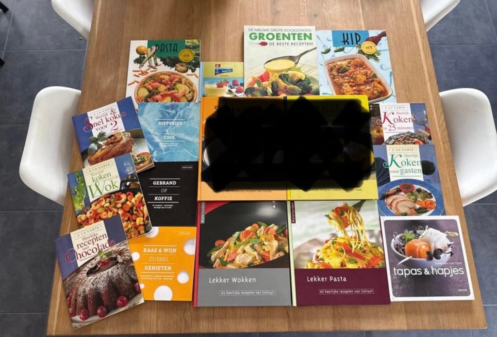Set van kookboeken, Ophalen, Gelezen
