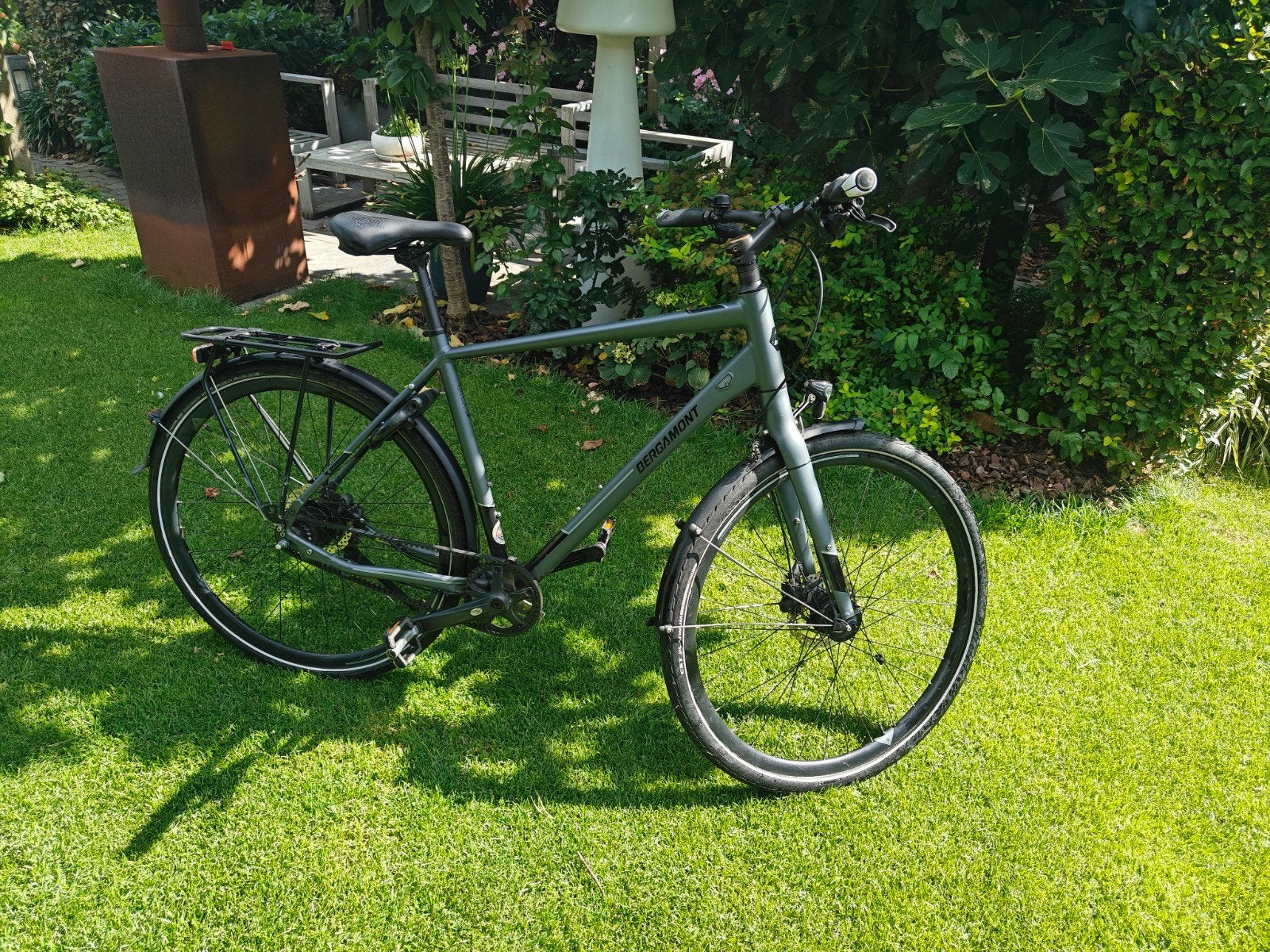 Bergamont Vitess N8 Belt, Fietsen en Brommers, Gebruikt, Schijfrem, 53 tot 57 cm, Ophalen