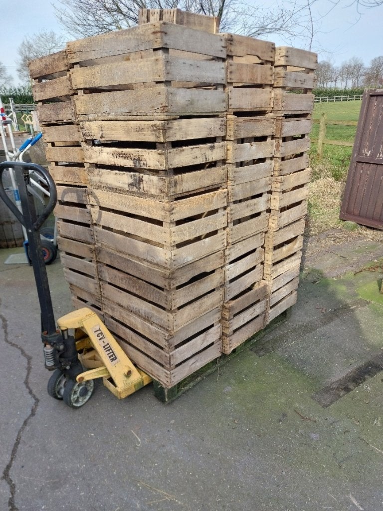appelkisten kruitkisten, Ophalen