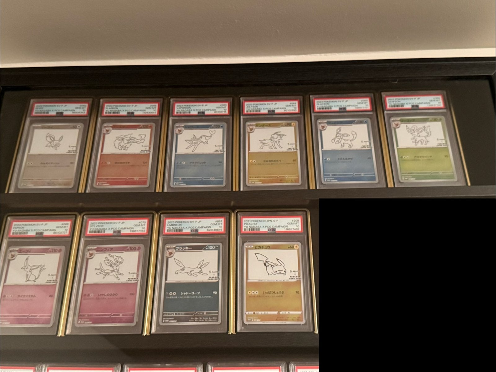 Pokémon Yu Nagaba Complete Set PSA 10 + Pikachu +Slab Guards, Hobby en Vrije tijd, Ophalen of Verzenden, Zo goed als nieuw