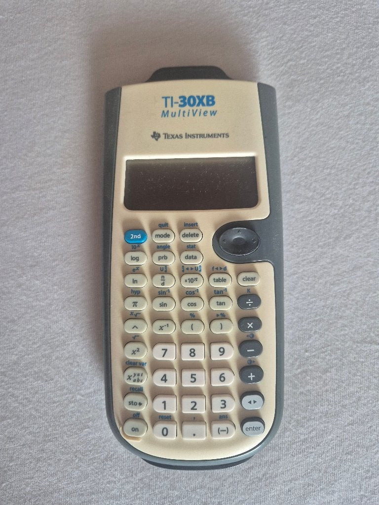 TI-30XS + TI-30XB MultiView — wetenschappelijke rekenmachine, Ophalen of Verzenden, Gebruikt