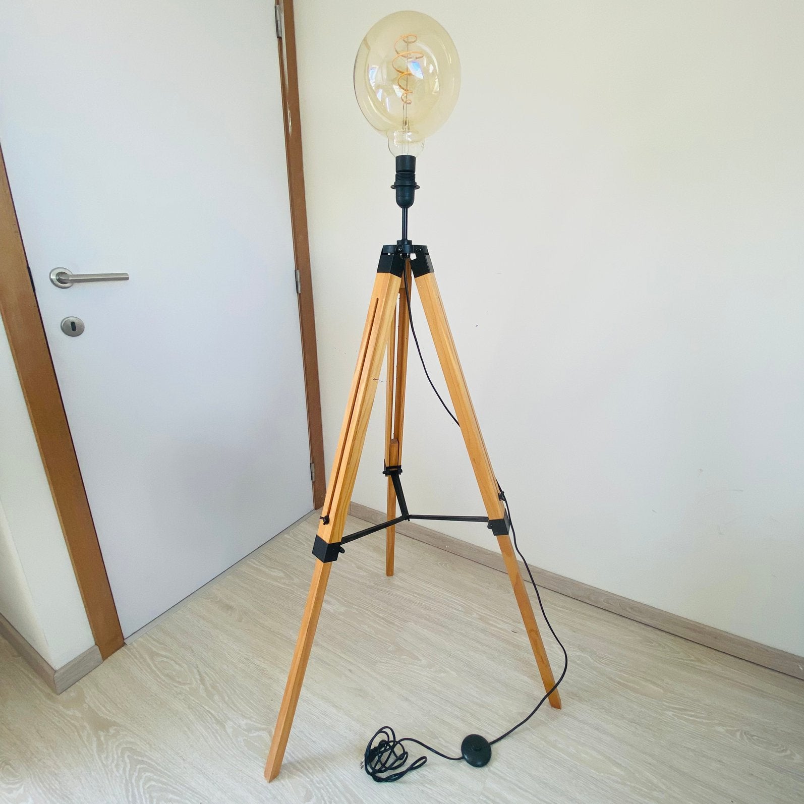 Vloerlamp, Enlèvement, Comme neuf, Verre, 100 à 150 cm