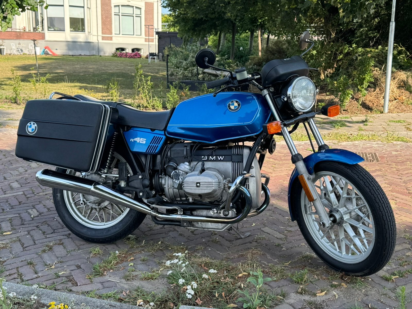 BMW R45 1980 42000 met koffers top conditie, Motoren, 2 cilinders, Motorrijbewijs A, Gebruikt, Particulier