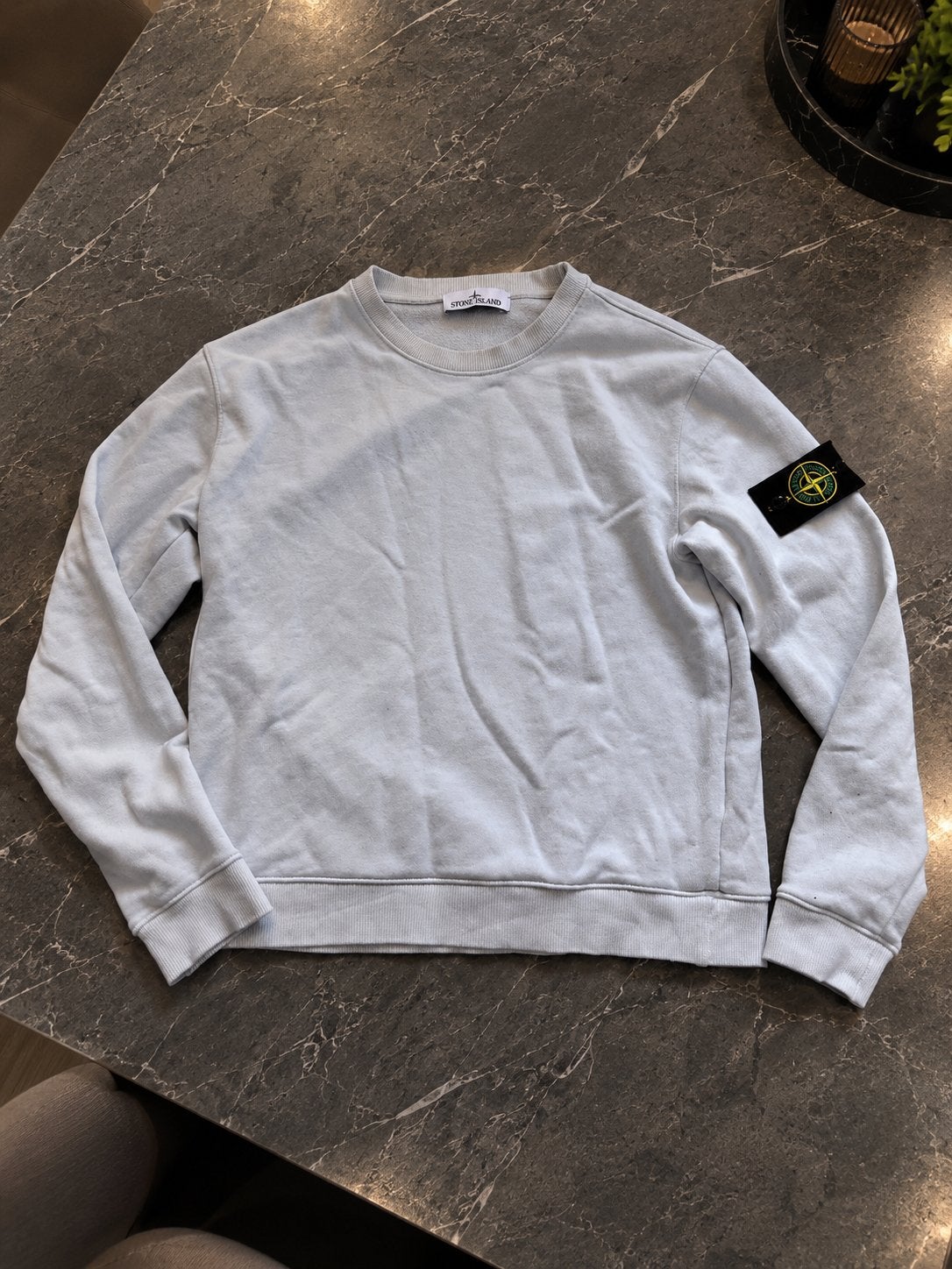 Pull Stone Island blanc, taille S, Enlèvement ou Envoi, Comme neuf, Blanc