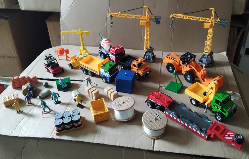 set kranen en werktuigen enz, Ophalen of Verzenden