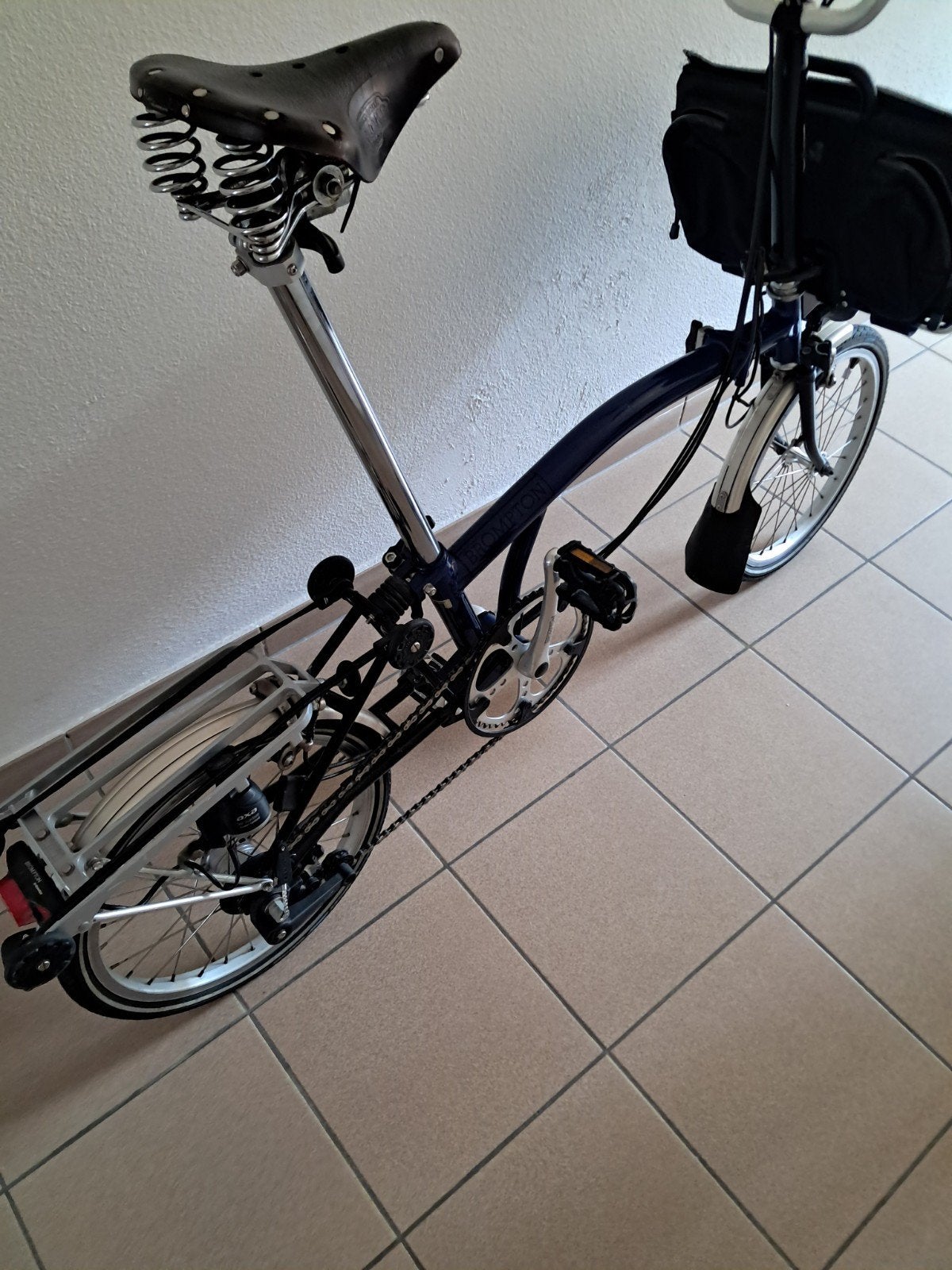 BROMPTON Plooifiets zeer goed staat., Ophalen, Brompton, 16 tot 18 inch, Versnellingen