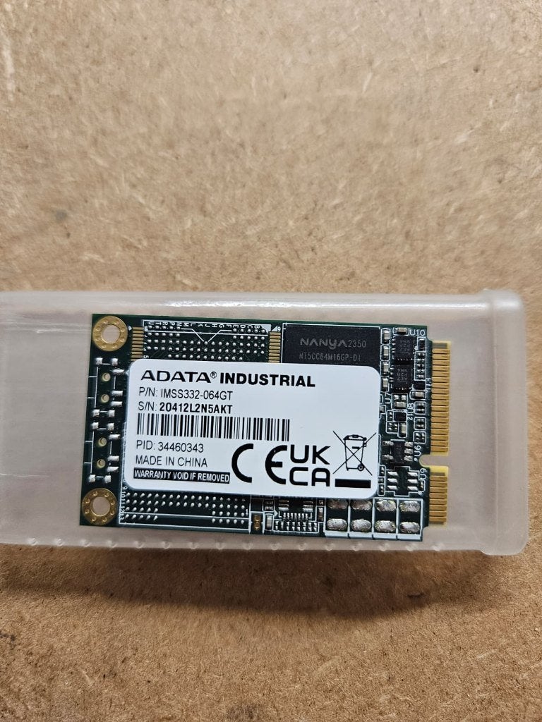 64 GB mSATA SSD, Computers en Software, Harde schijven, Ophalen, Intern, SSD, Zo goed als nieuw