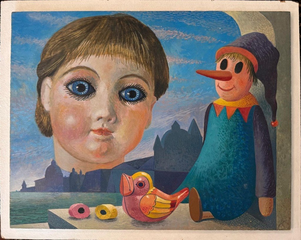 Kees Andrea Peinture à l'huile sur panneau, Enlèvement, Signé, Peinture à l'huile