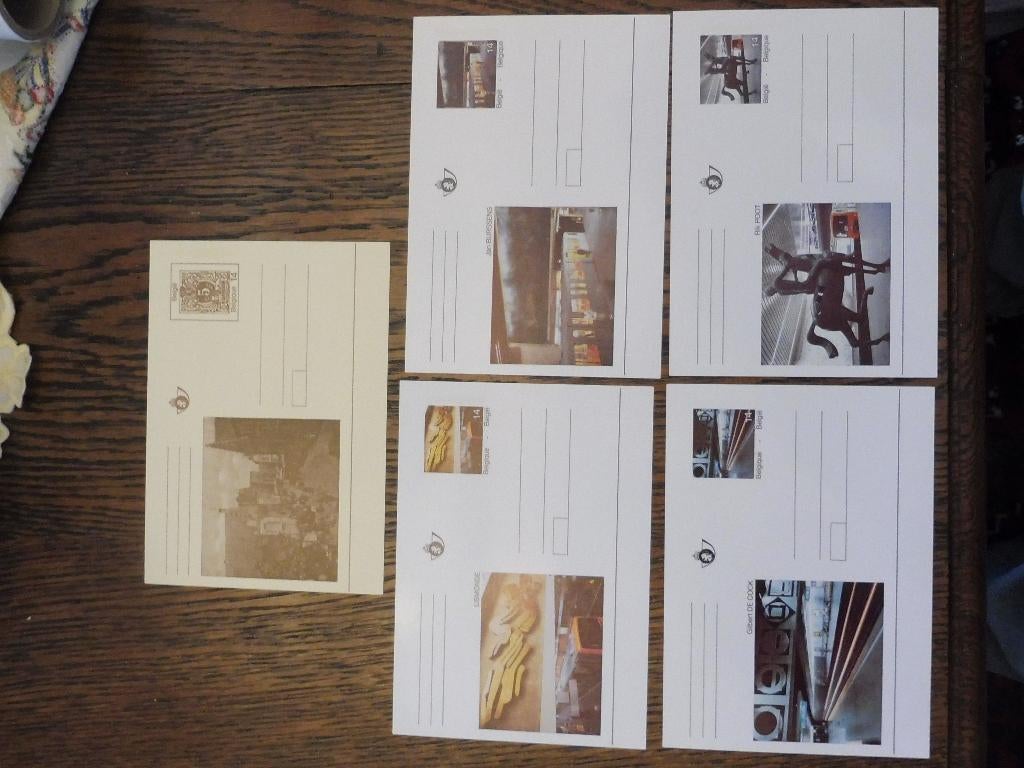 Speciale geillustreerde briefkaarten 1971-1999 (1105/02), Postzegels en Munten, Ophalen of Verzenden, Zonder stempel