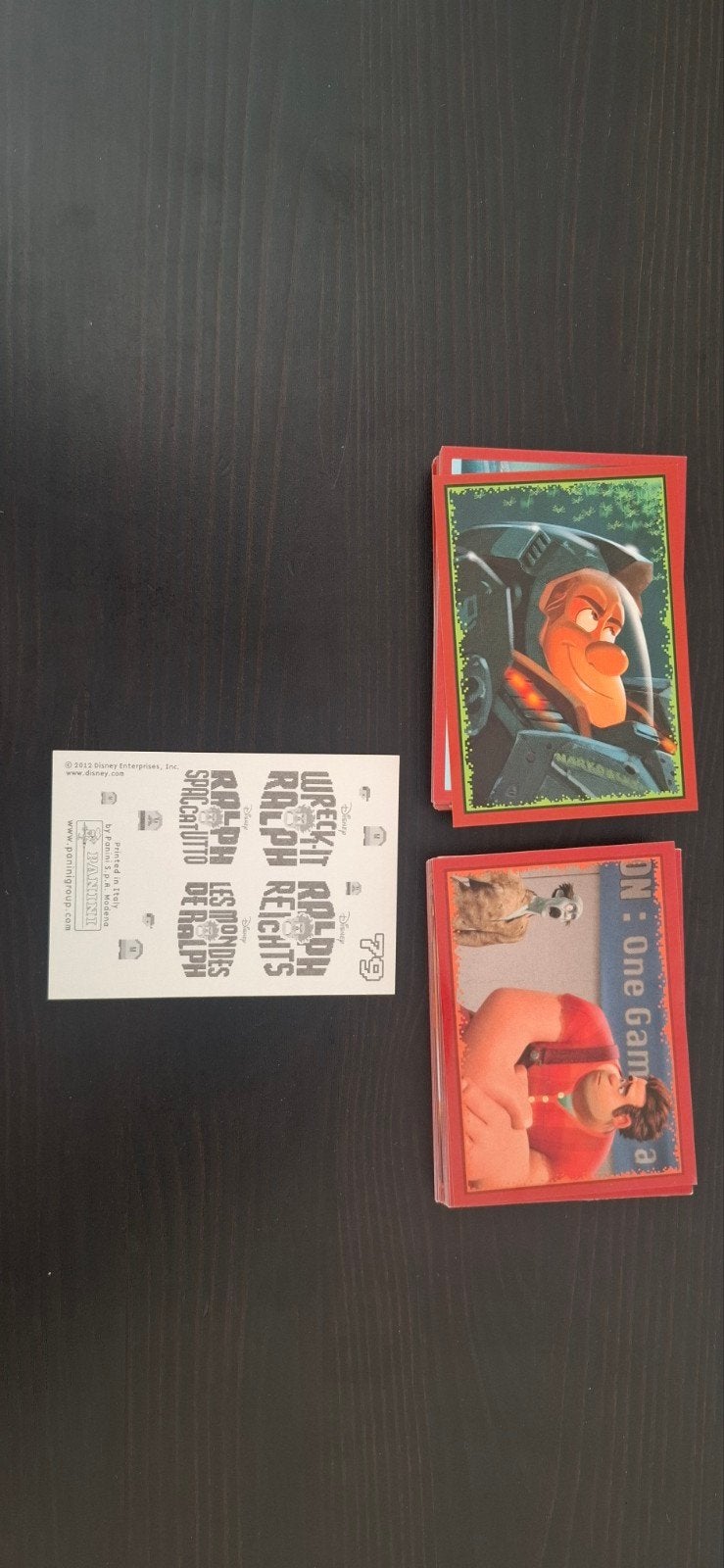 panini les mondes de Ralph, Enlèvement ou Envoi