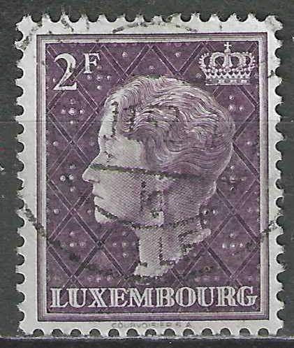 Luxemburg 1948-1953 - Yvert 421 - Charlotte (ST), Envoi, Luxembourg, Affranchi
