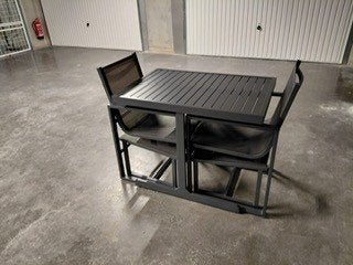 tuinset, Tuin en Terras, Ophalen, Zo goed als nieuw, Aluminium, Tuinset