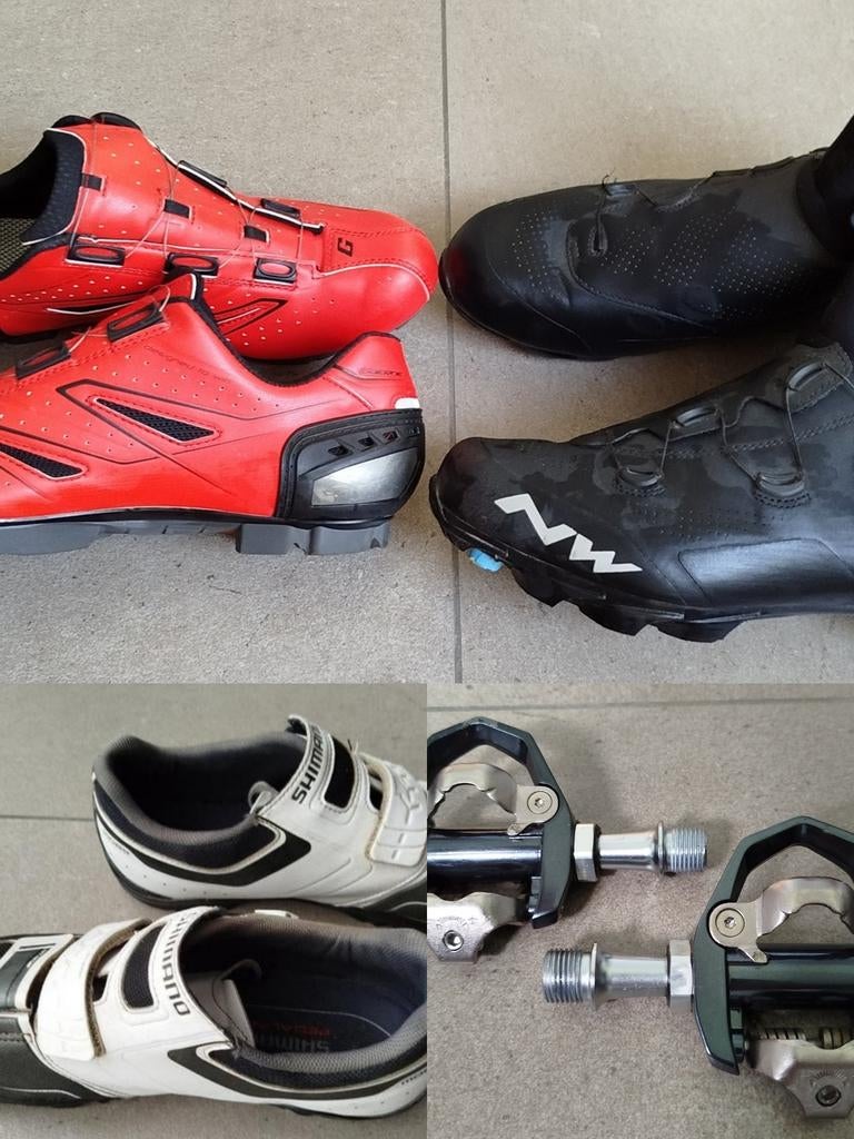 MTB schoenen, pedalen en helm, Fietsen en Brommers, Fietsaccessoires | Fietskleding, Ophalen of Verzenden, M, Schoenen