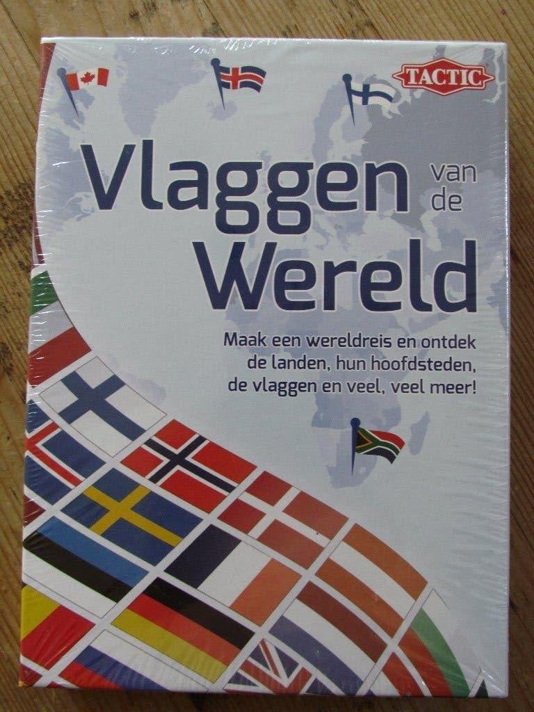 Spel 'Vlaggen van de wereld' van Tactic, Enlèvement, Neuf, Découverte