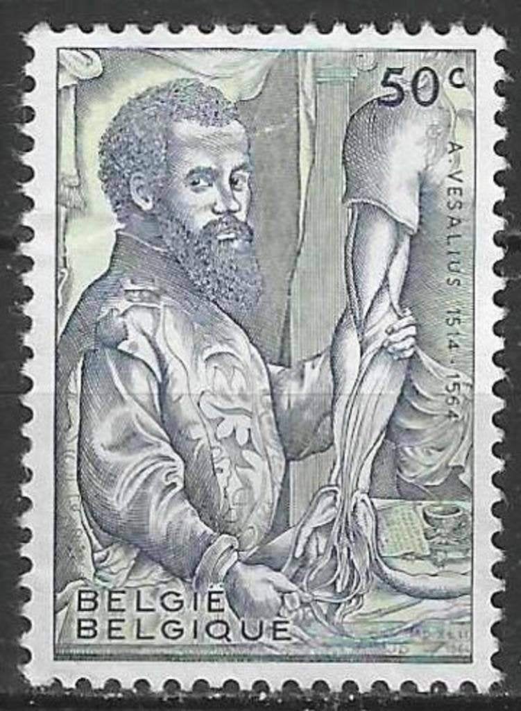 Belgie 1964 - Yvert 1281 - Beroemde personen (ZG), Postzegels en Munten, Verzenden, Postfris, Zonder gom