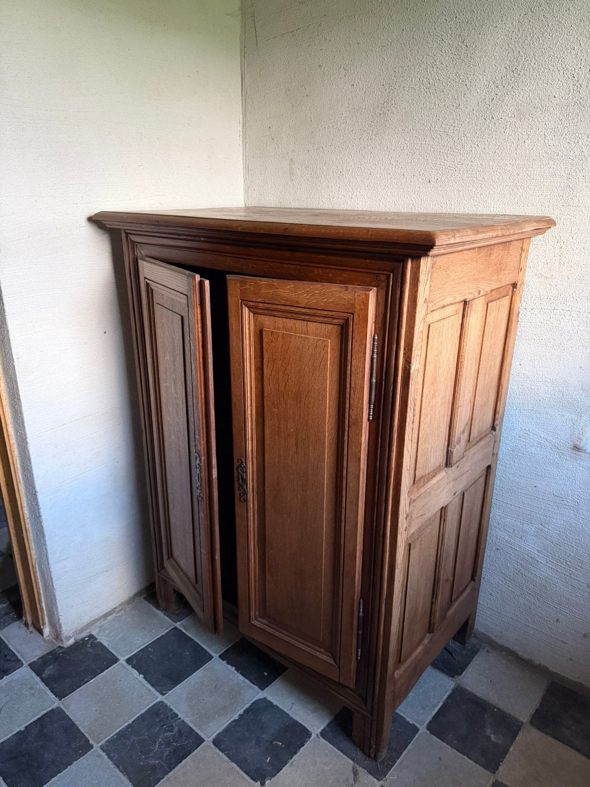 Houten TV Kast in hout, Antiek en Kunst, Ophalen
