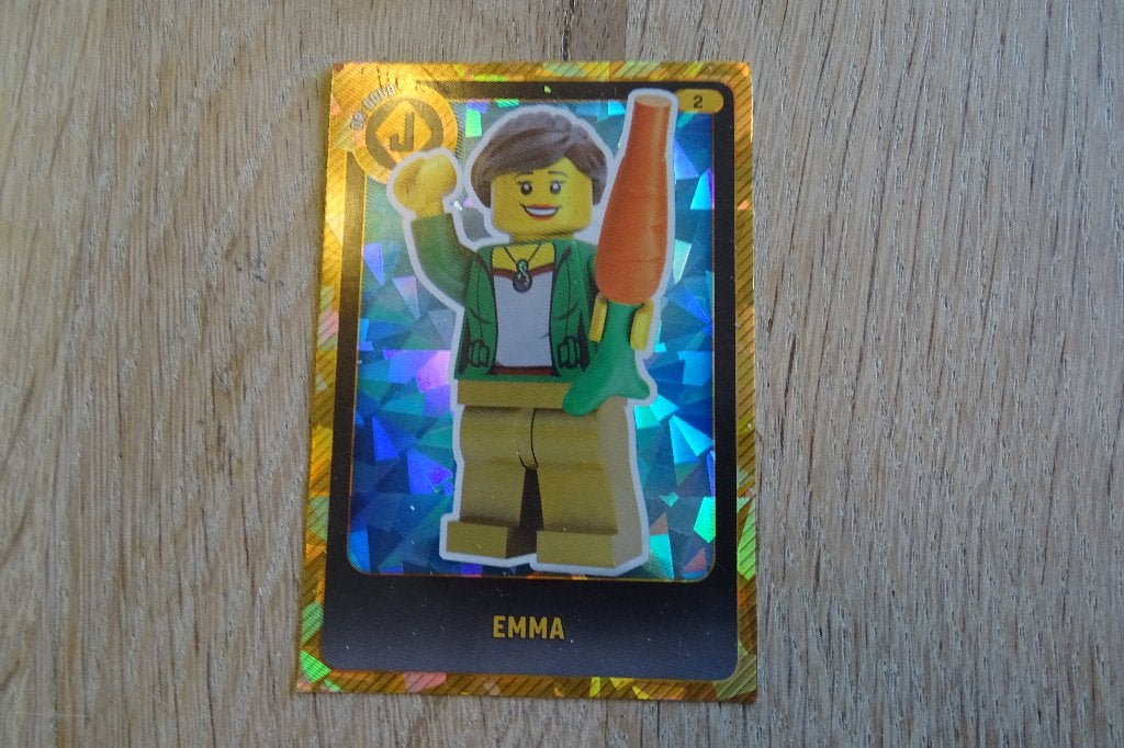Lego kaart 'Emma' n2, Ophalen of Verzenden
