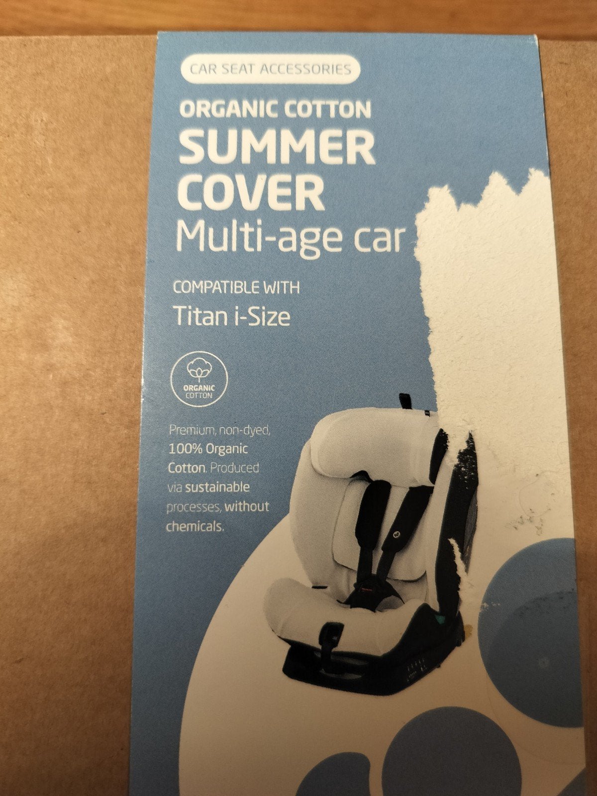 Housse d'été Maxi Cosi en coton biologique Titan i-Size NOUV, Enlèvement ou Envoi, Neuf, Maxi-Cosi