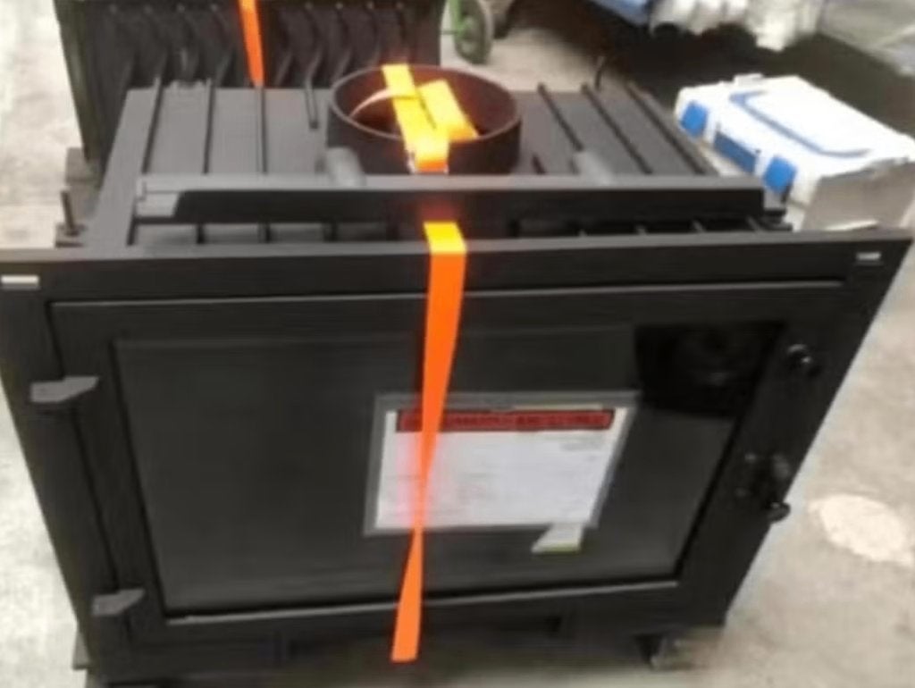 houtkachel / houtcasette / inbouwkachel 8kW, Huis en Inrichting, Ophalen, Gebruikt, Elektrisch, Houtkachel