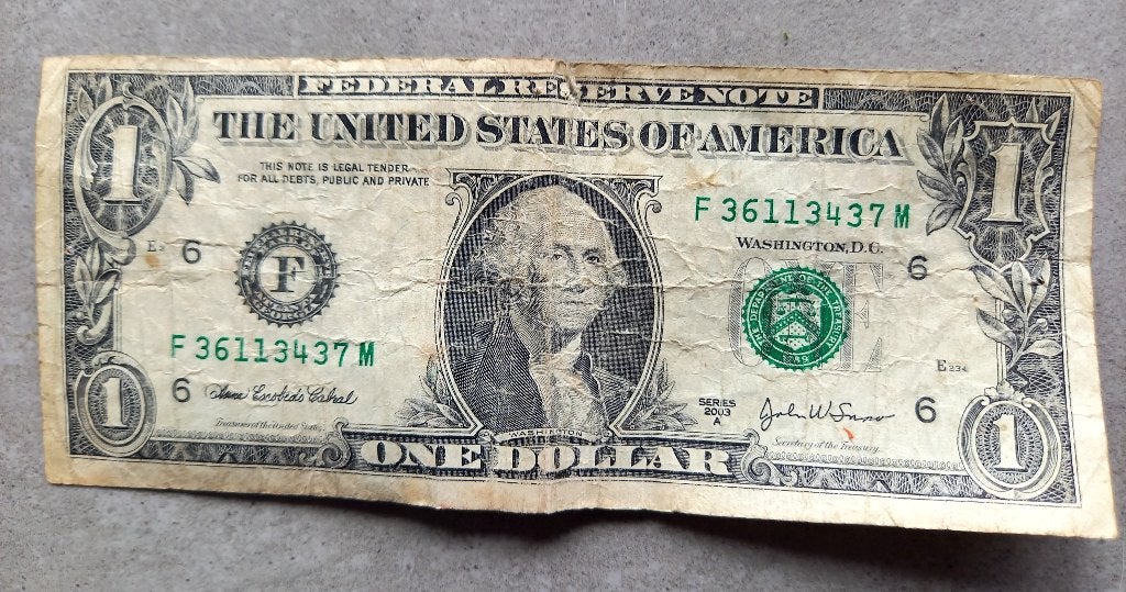 billet  1 dollar américain  2003, Enlèvement ou Envoi, Série