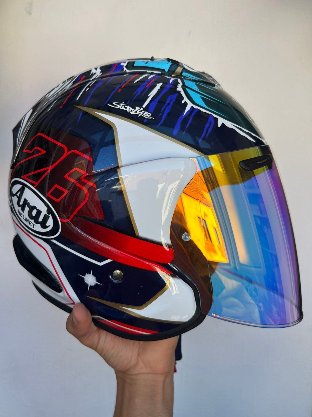 Casque arai coloris special neuf avec etuie, Ophalen, S, Arai