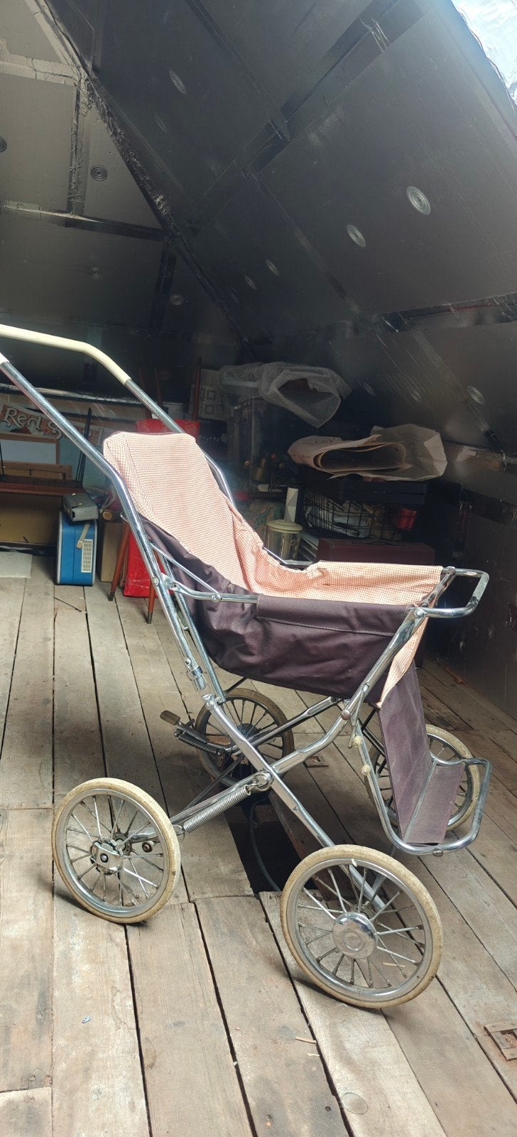 Retro vintage wandelwagen / kinderwagen, Kinderen en Baby's, Ophalen, Gebruikt