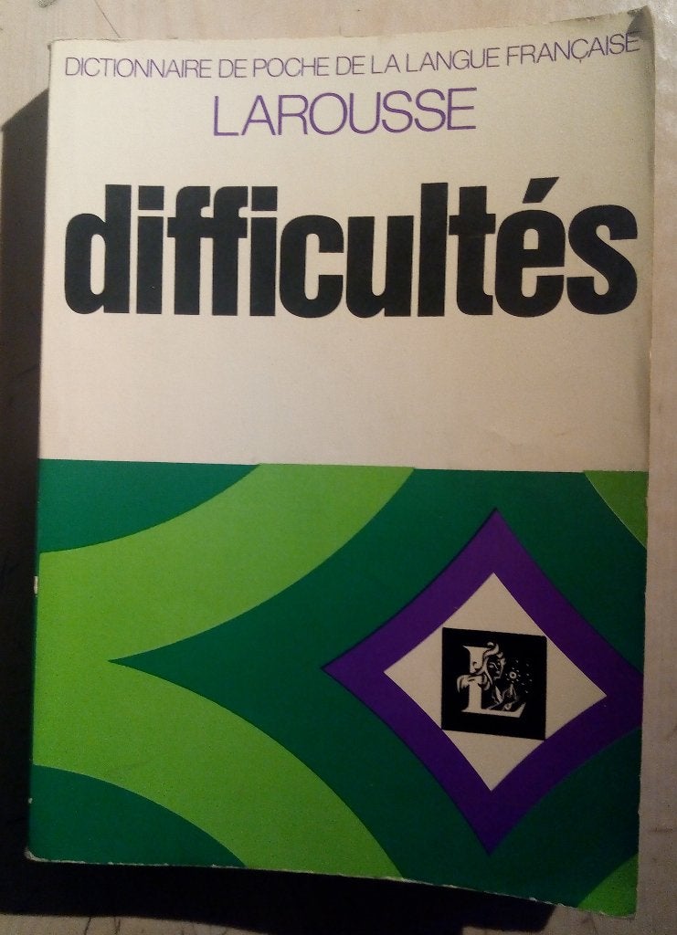 Difficultés - Larousse, Enlèvement ou Envoi