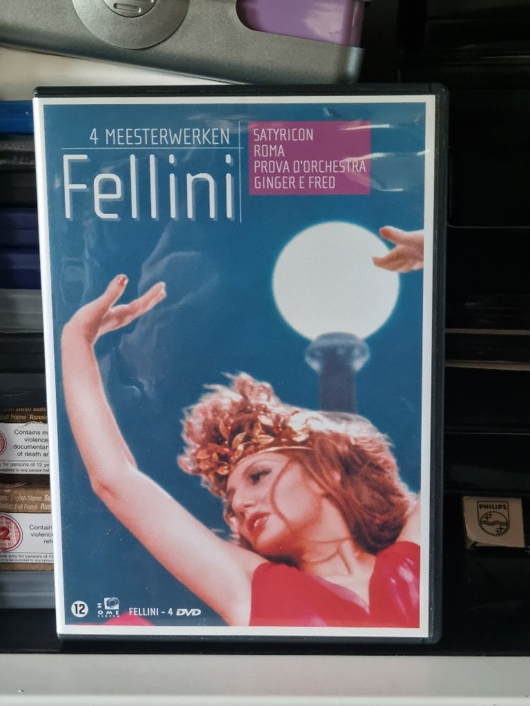 Fellini, 4 Meesterwerken, Satyricon, Roma, Ginger e Fred, Enlèvement ou Envoi, Italien, Néerlandais