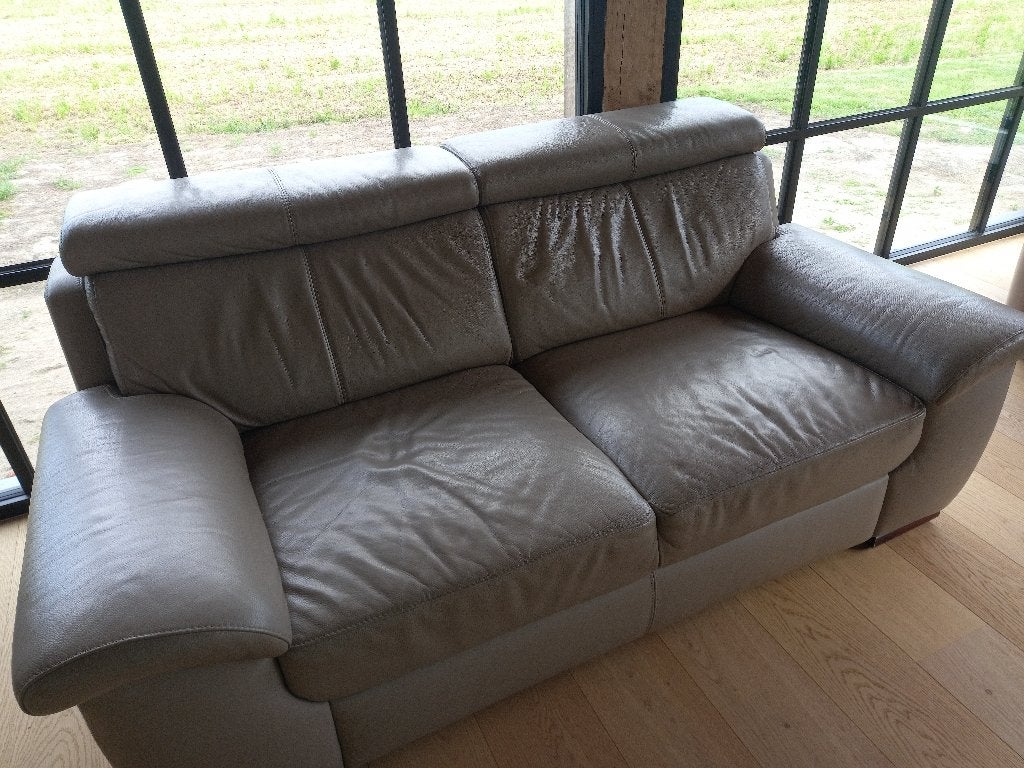 Lederen salon voor 100 euro, Ophalen, Leer