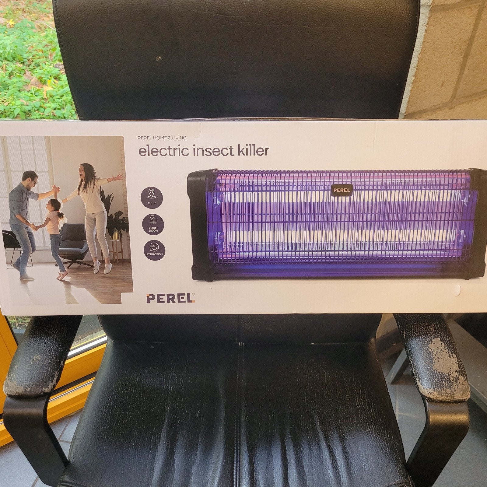 Perel insectenlamp 2x20w, Ophalen of Verzenden, Nieuw, Zwart, Overige stijlen