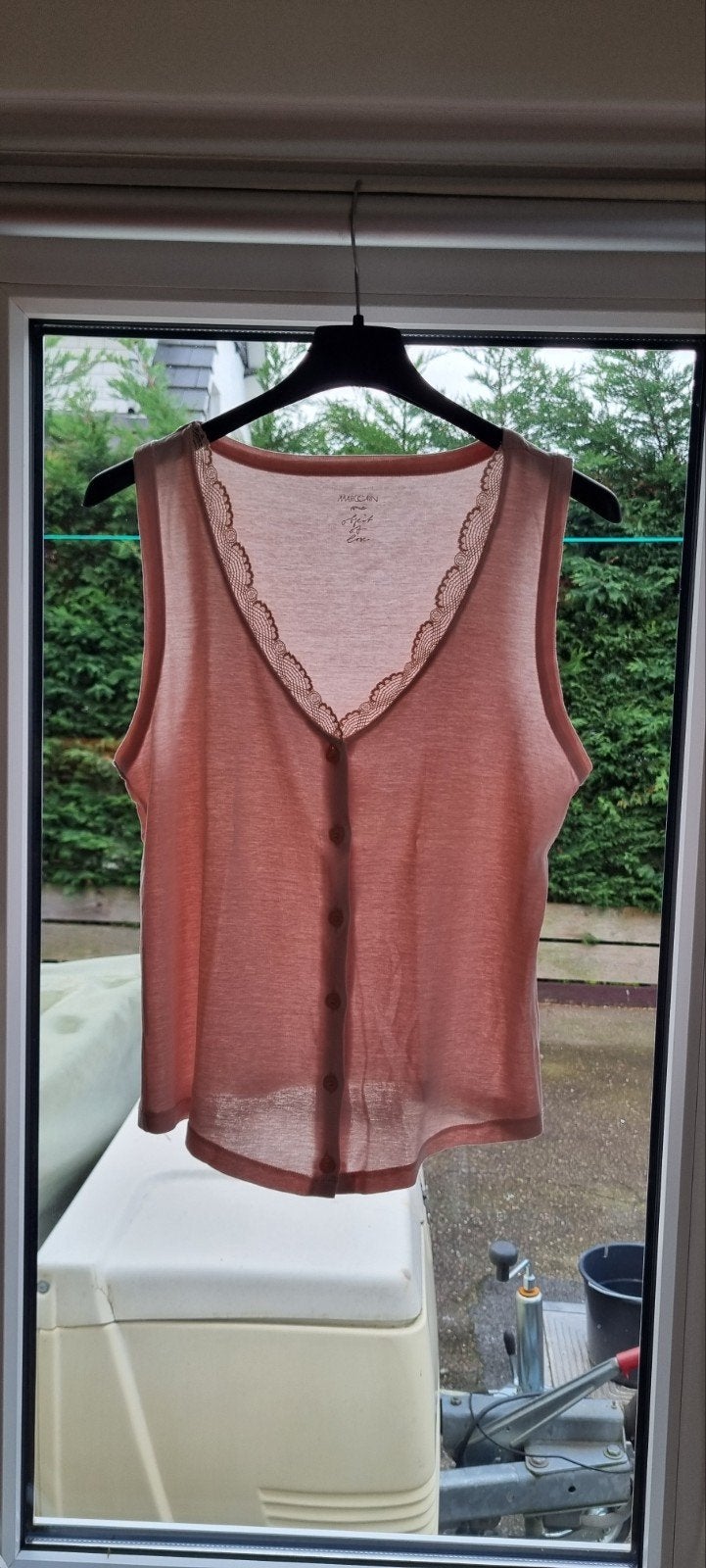 Marccain pink bloesje, Kleding | Dames, Ophalen, Zo goed als nieuw, Roze, Marccain