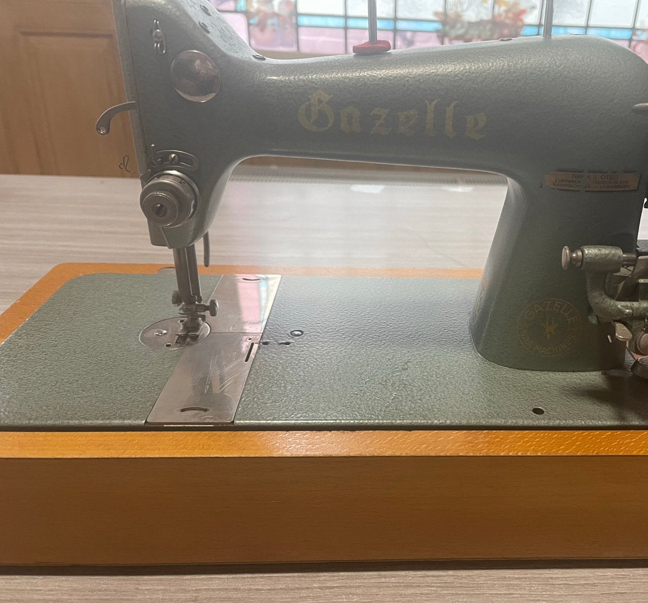 Bazelle Naaimachine Zo goed als Nieuw, Antiek en Kunst, Ophalen