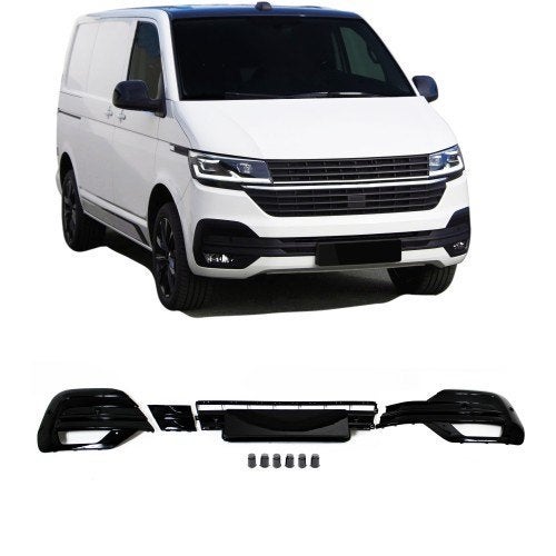 Glanzend zwarte mistlampengrills voor VW T6.1, 2019-, Ophalen