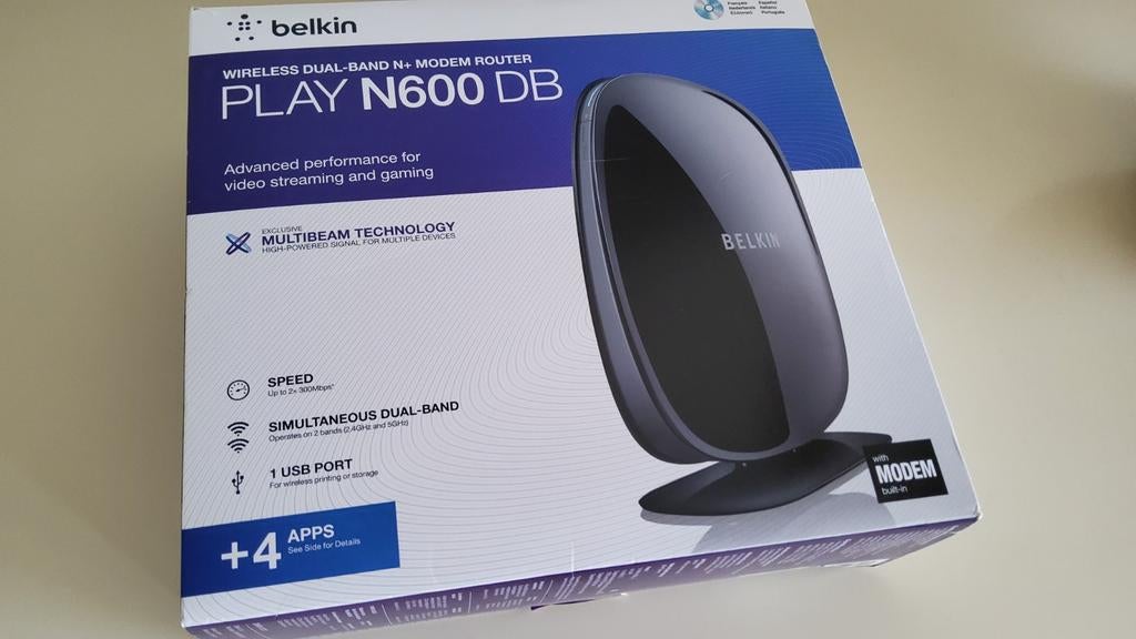 Wireless dual-band N+ Modem Router Belkin, Enlèvement