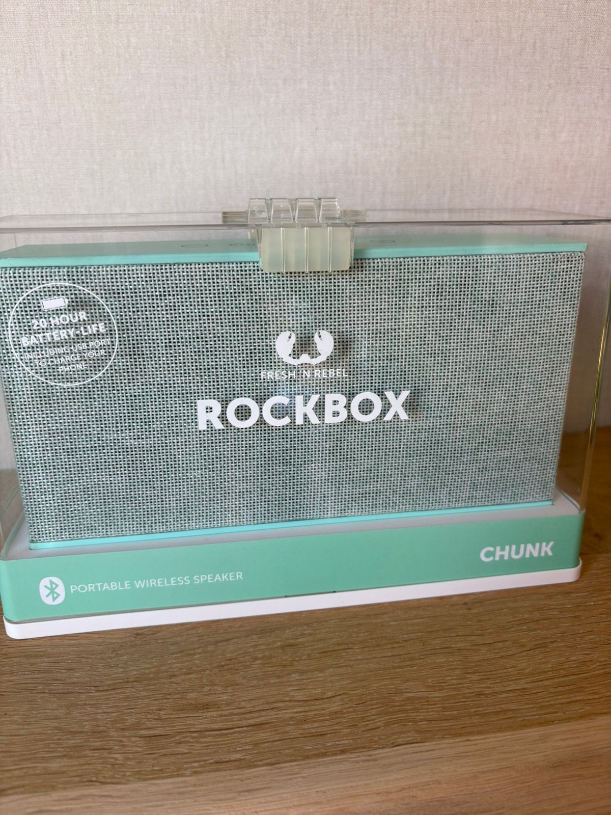 Fresh ’n Rebel Rockbox Bluetooth-speaker mintgroen, Enfants & Bébés, Enlèvement, Utilisé