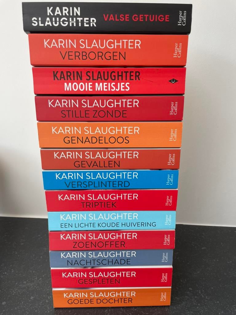 Boeken Karin Slaughter 13 stuks 2 euro t’stuk, Ophalen, Zo goed als nieuw