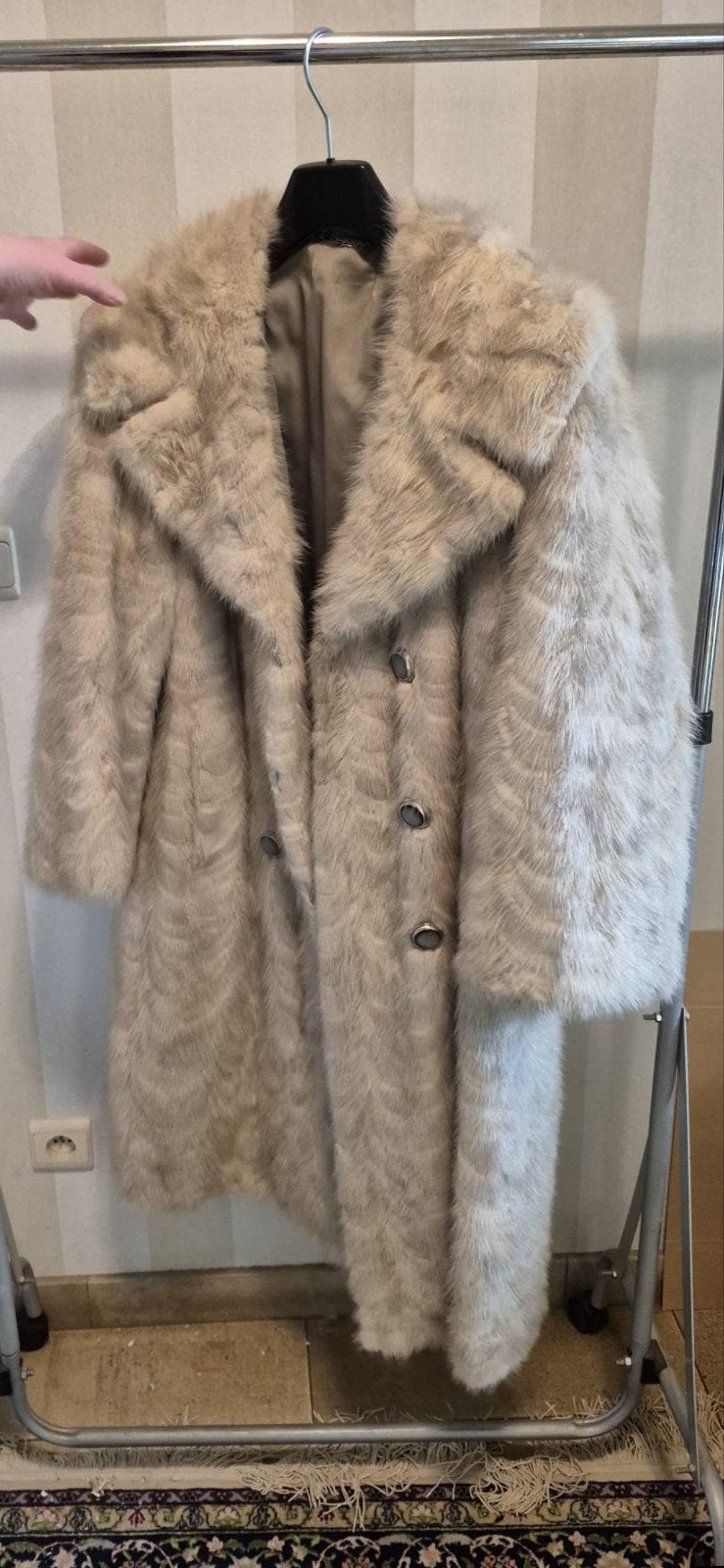 Véritable manteau de fourrure en Vison, Kleding | Dames, Ophalen, Nieuw