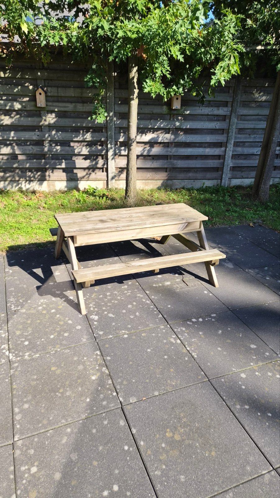 picknick tafel kind, Jardin & Terrasse, Enlèvement, Utilisé, Bois