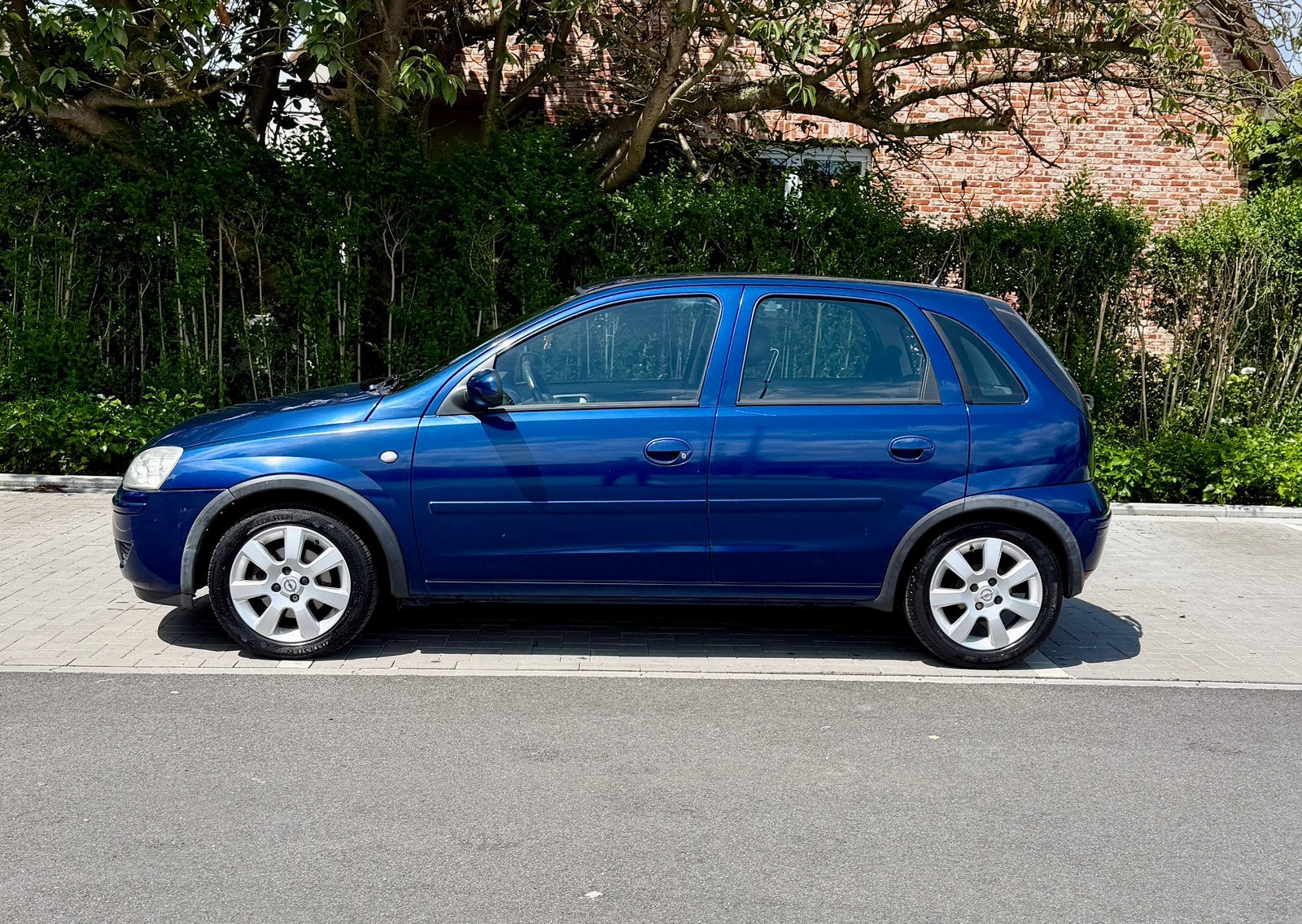 Opel Corsa 1.4 Twinport – 74.405 km – Airco – Cruise Control, Auto's, Stof, Blauw, Handgeschakeld, 5 deurs