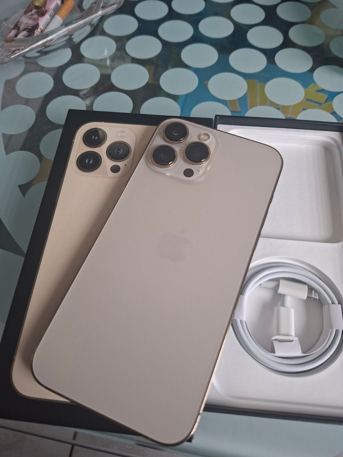 iPhone 13 Pro Max, Telecommunicatie, Mobiele telefoons | Apple iPhone, Ophalen, IPhone 13 Pro Max, 100 %, Goud