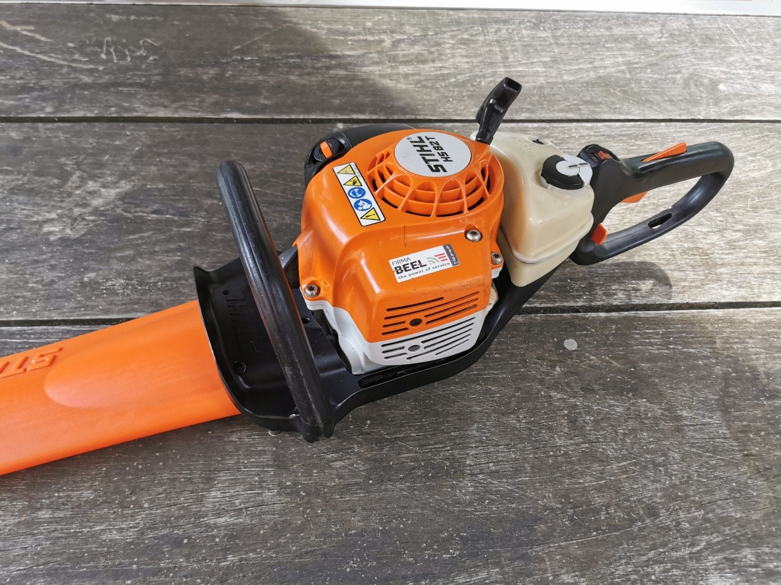stihl hs 82t met regelbare messen van 75cm, Tuin en Terras, Ophalen, Zo goed als nieuw, Benzine, STIHL