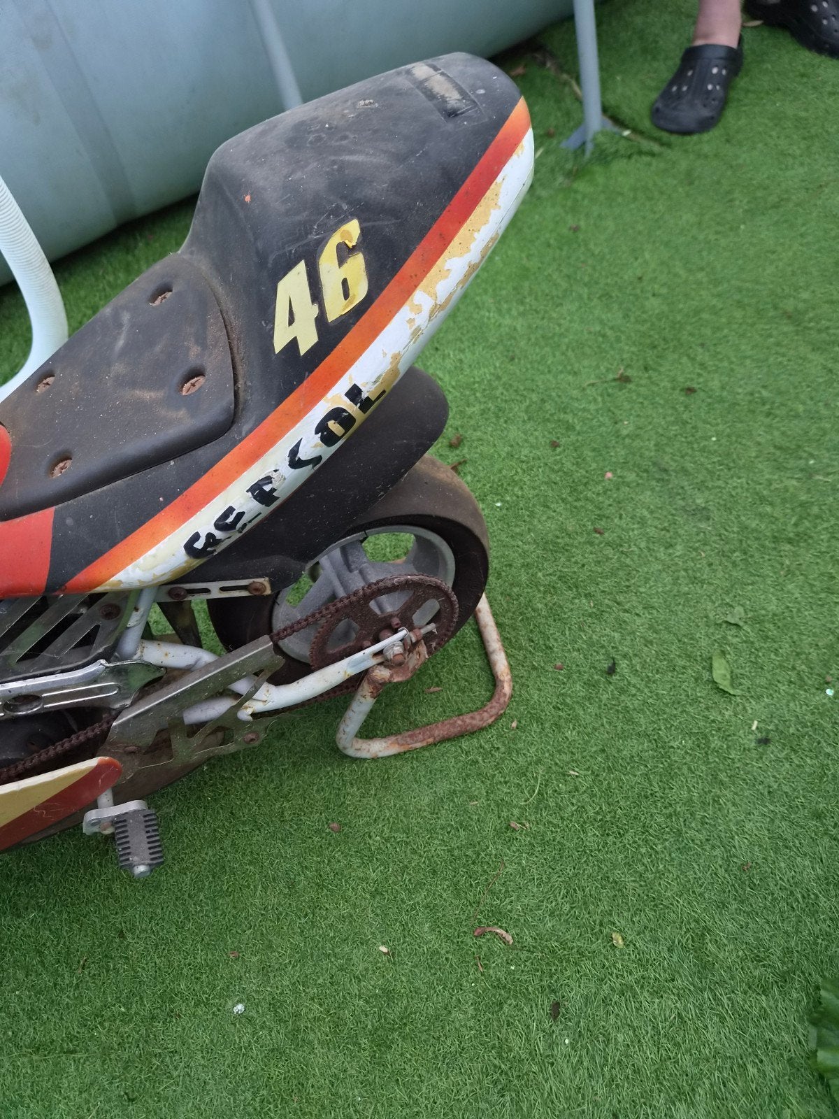 pit bike a redémarrer, Fietsen en Brommers, Ophalen, Gebruikt, Pitbike