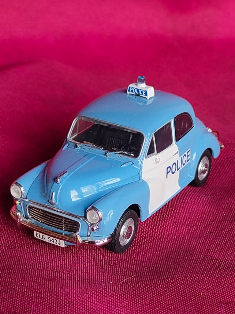 Voiture miniature Morris minor de la police, Envoi, Neuf