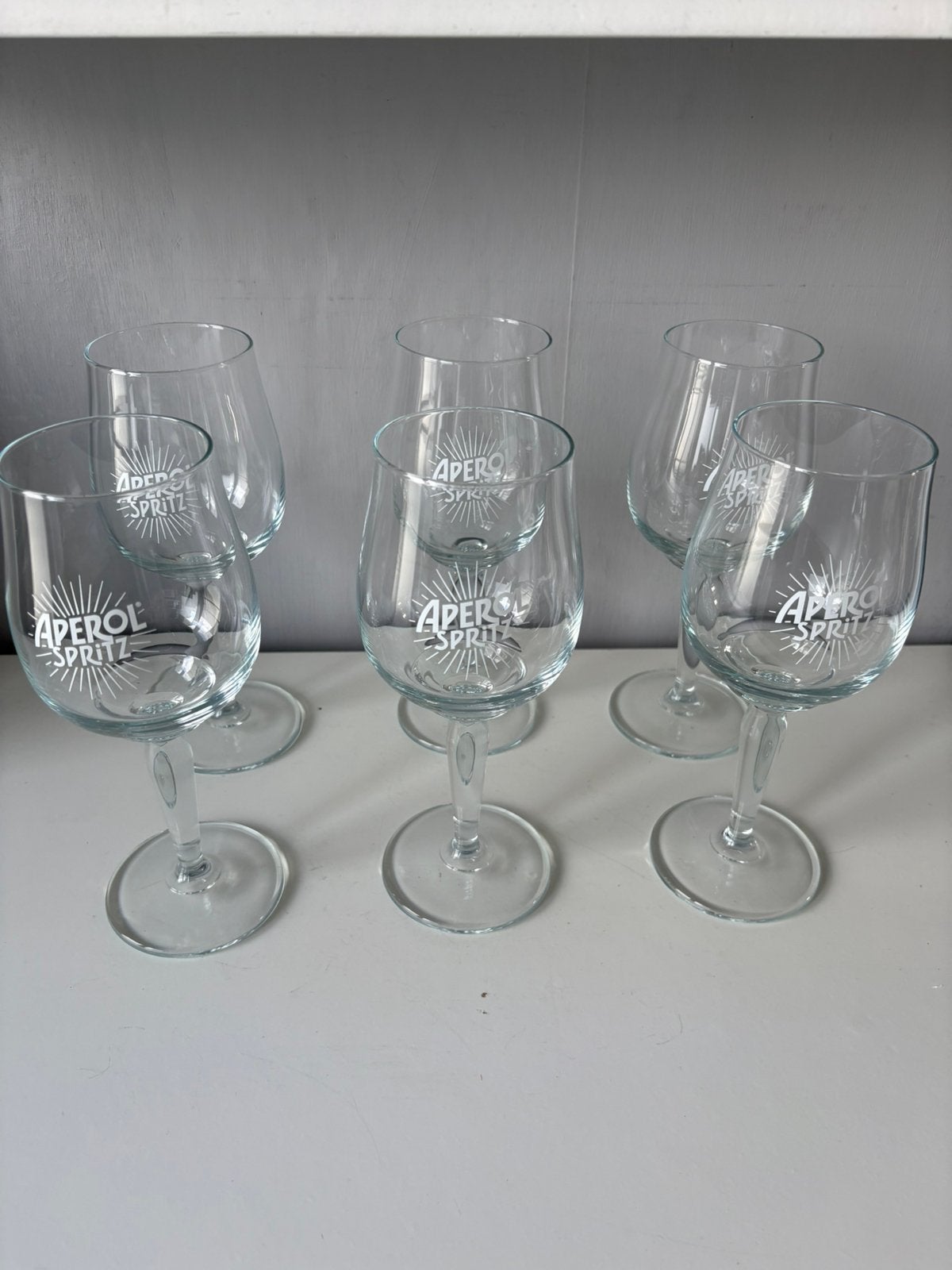 6 verres APÉROL SPRITZ, Enlèvement ou Envoi, Neuf