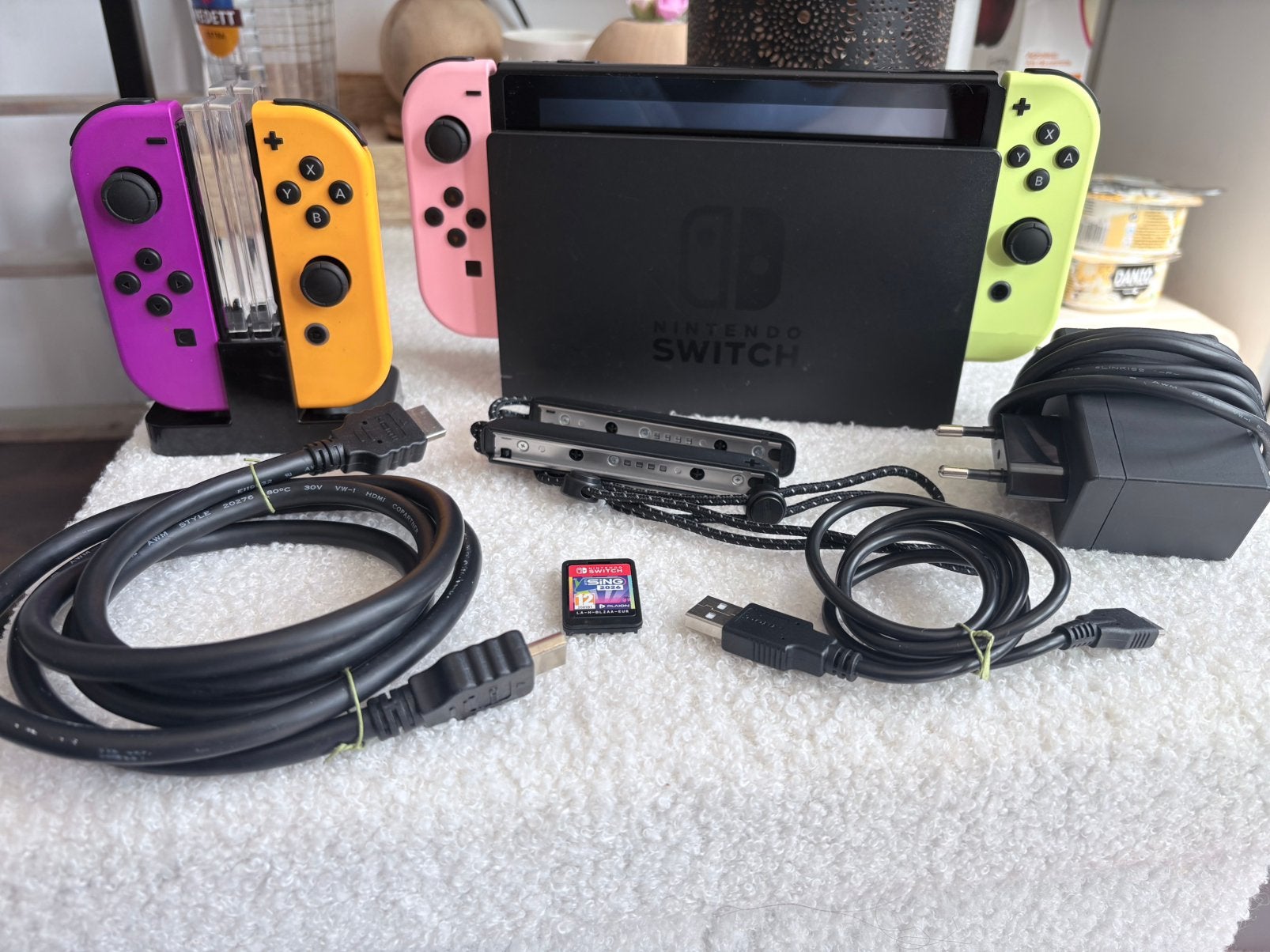 Complete Nintendo Switch Set, Games en Spelcomputers, Spelcomputers | Nintendo Switch, Ophalen, Zo goed als nieuw
