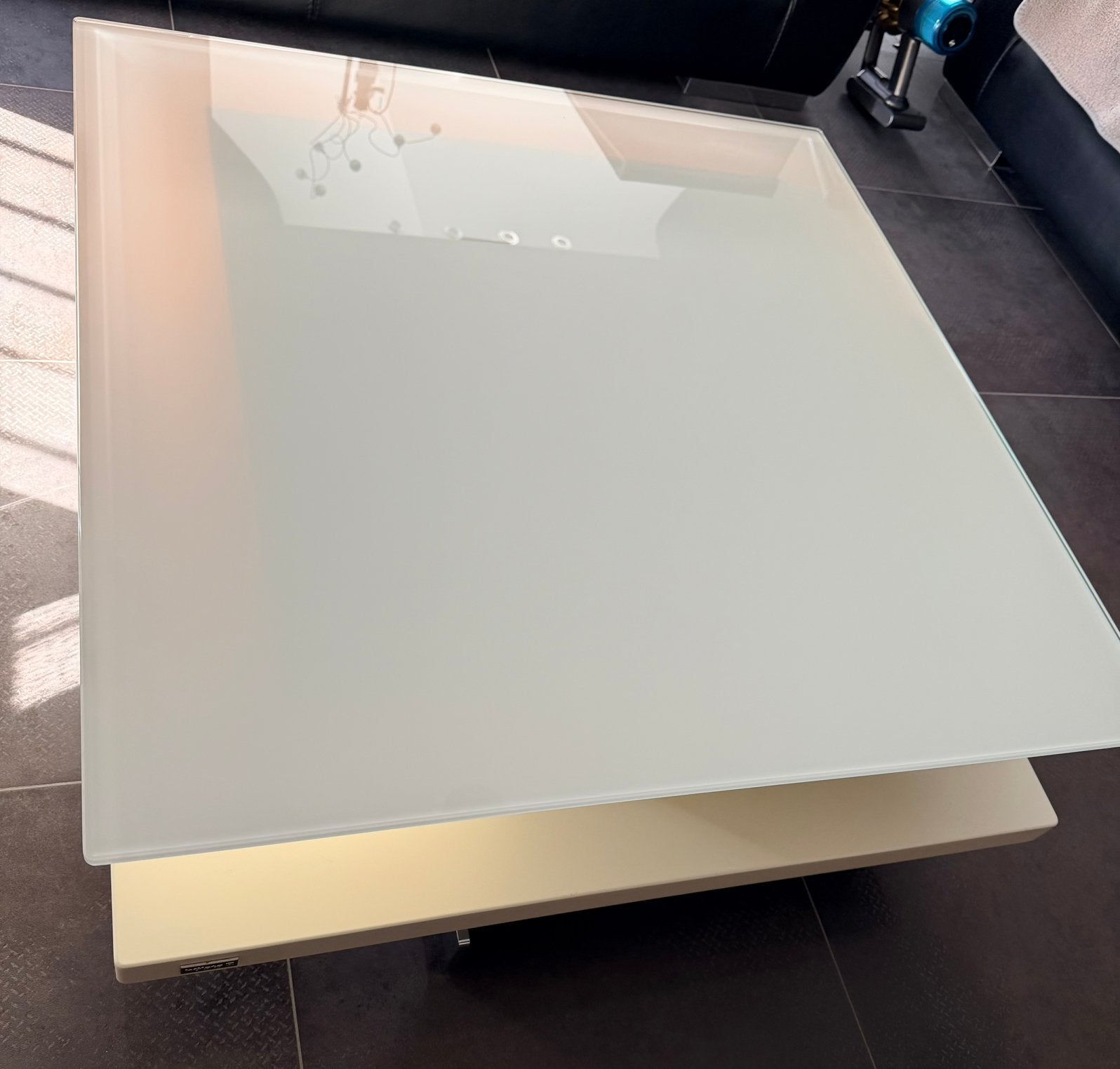 Table de salon, Maison & Meubles, 50 à 100 cm, Carré, Verre, Enlèvement