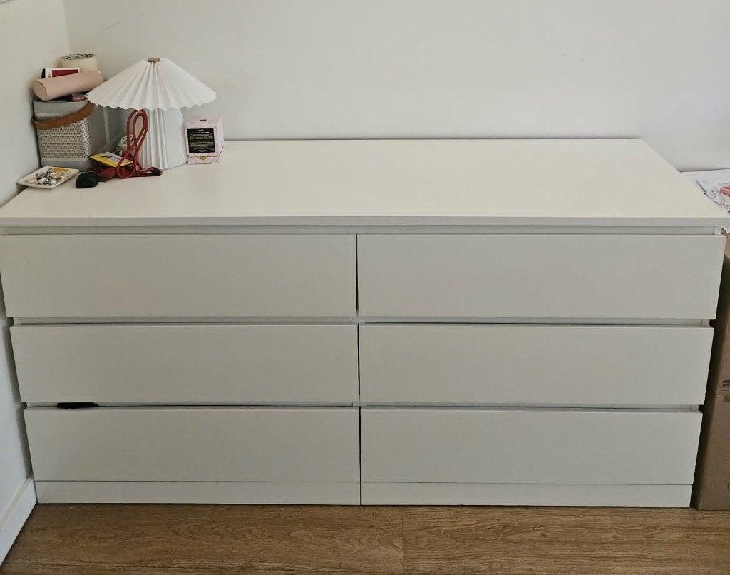 Commode MALM IKEA, Maison & Meubles, Armoires | Commodes, Teck, 25 à 50 cm, 5 tiroirs ou plus, Moins de 100 cm