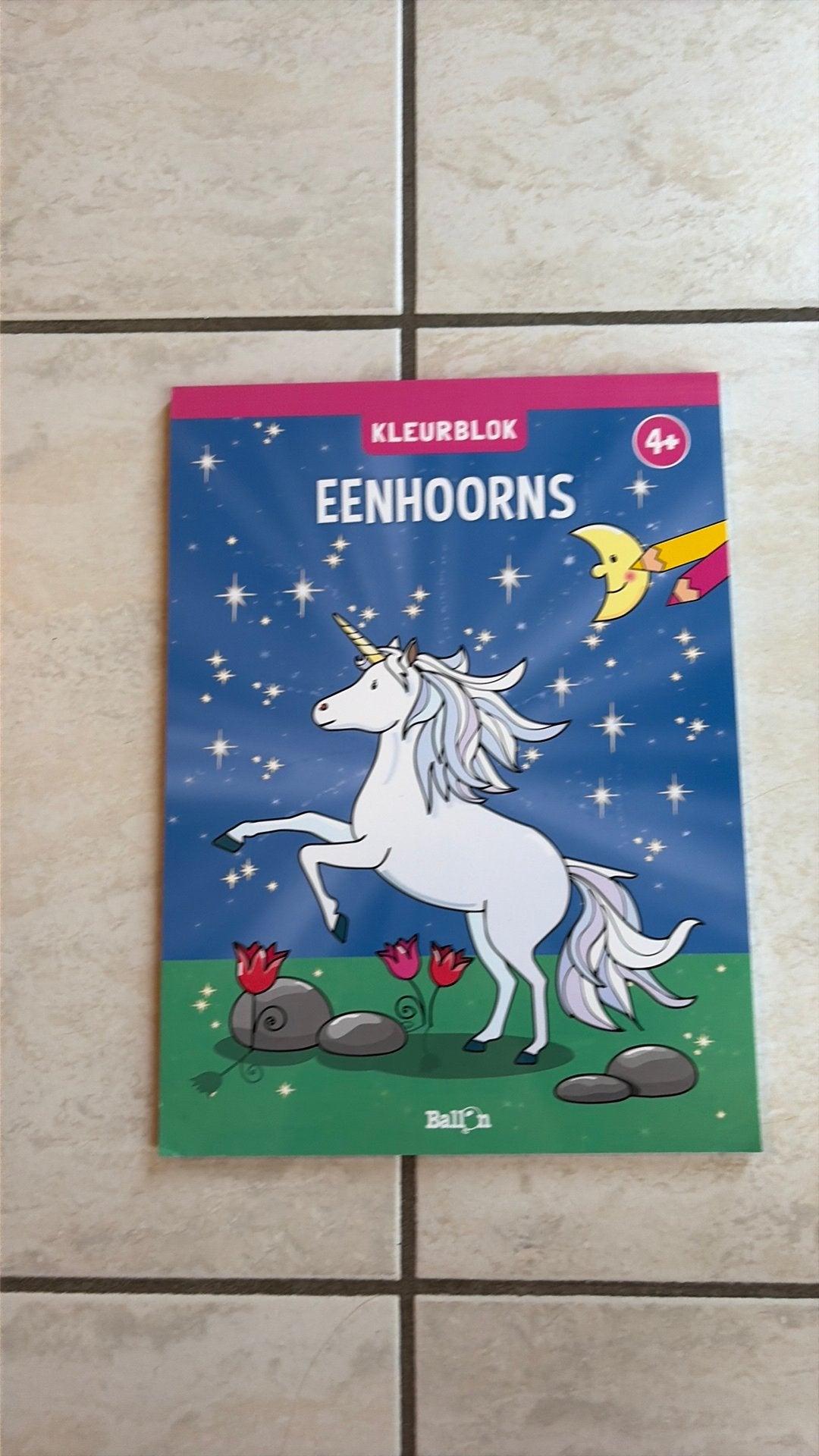 Kleurblok ~ eenhoorns, Verzenden, Nieuw, Papier, Schets- of Tekenboek