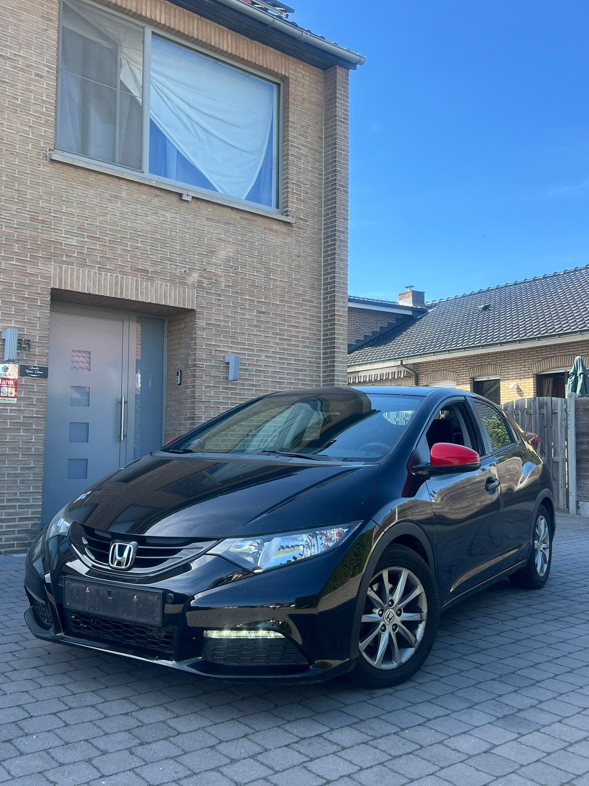 Honda Civic 1.4i | 129000KM | 2014 Dig AC Cruise | Topstaat, Auto's, Zwart, Zwart, 5 deurs, Particulier